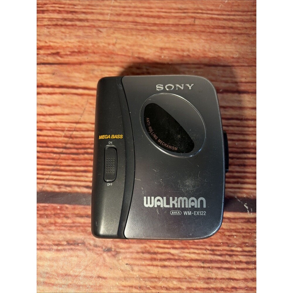 Vintage Sony Walkman Cassette Player Model WM-EX122 Parts Or Repair Only